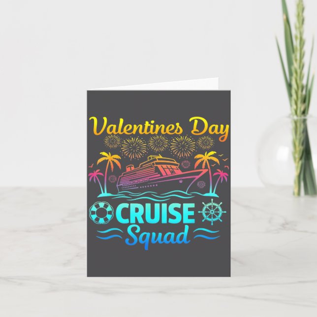Carte Mens Valentines Day Cruise Squad 2026 Vacation Tra (Devant)