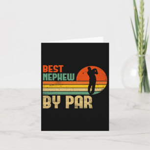 Carte Mens Vintage Best Nephew Par Par Funny Golf Nephew