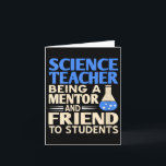 Carte Mentor et amie de l'enseignante de sciences fémini<br><div class="desc">Mentor et amie de l'enseignante de sciences féminine pour les étudiants Humour col V</div>