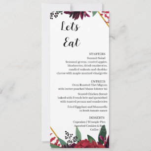 Carte Menu Jeu 4 moderne