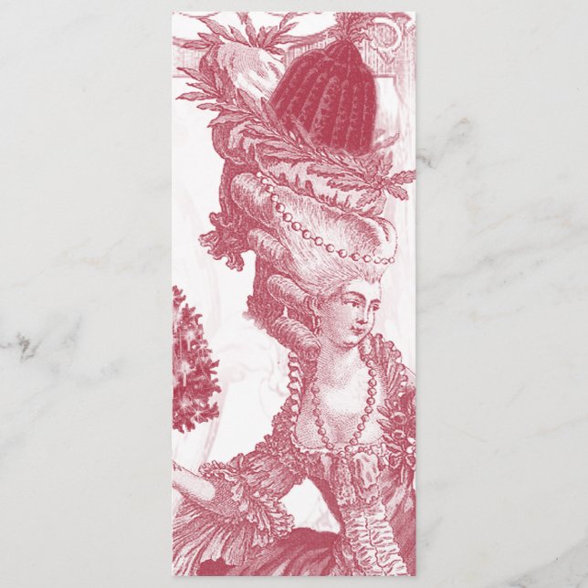 Carte Menu Joyeux Noel (rouge) pour Wendi (Devant)