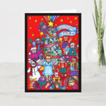 Carte Meowy Christmas to Mew