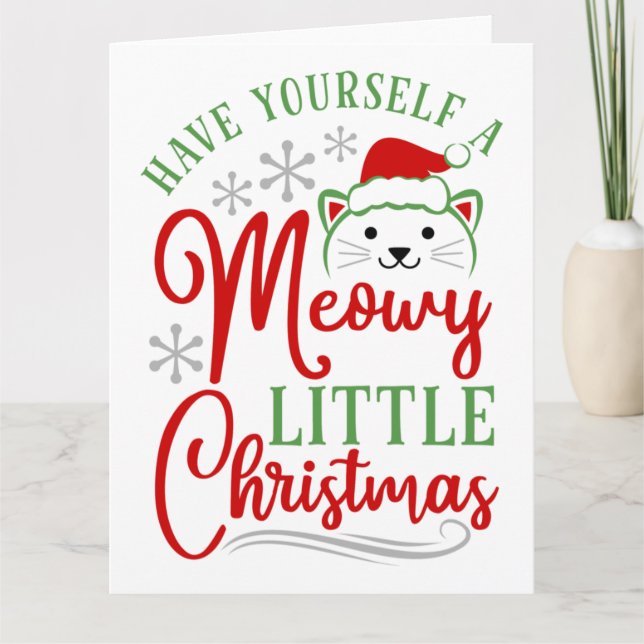 Carte Meowy Little Christmas (Devant)