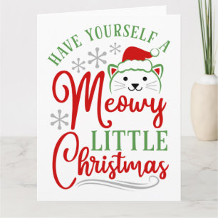 Carte Meowy Little Christmas