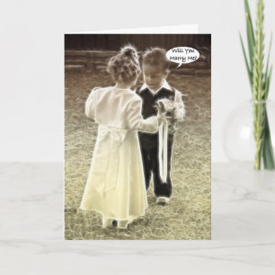 Carte M'épouseras-tu ? Proposition de mariage