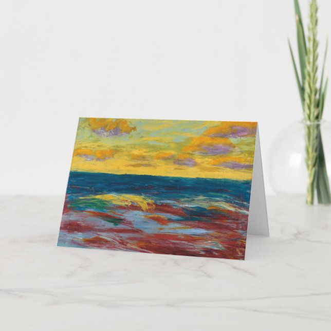 Carte Mer au large d'Alsen | Emil Nolde | (Devant)