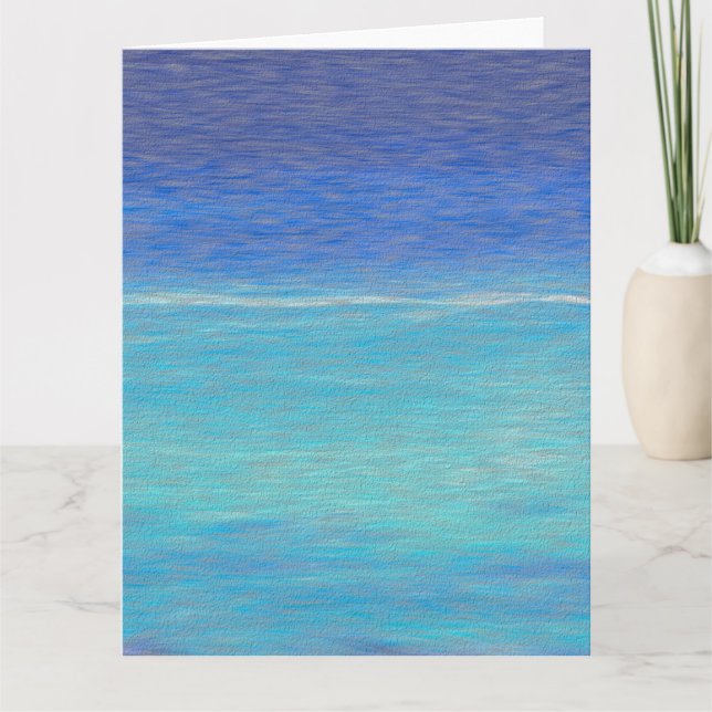 Carte Mer Bleue des Caraïbes (Devant)