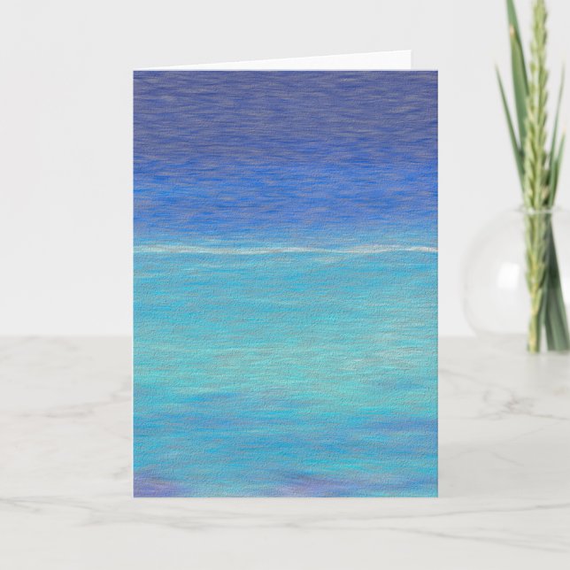 Carte Mer Bleue des Caraïbes (Devant)