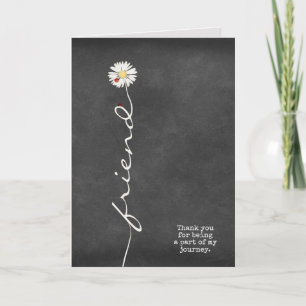 Carte merci à Daisy et coccinelle