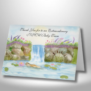 Carte Merci à l'équipe de la réanimation néonatale Otter