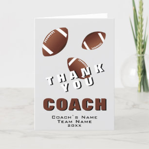 Carte Merci américaine de football