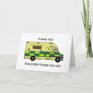 Carte Merci au personnel ambulancier
