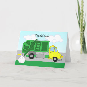 Carte Merci aux travailleurs de l'élimination des déchet