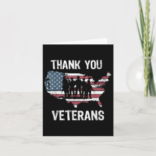 Carte Merci aux vétérans Soldat Journé de la mémoire Cit