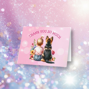 Carte Merci baby shower
