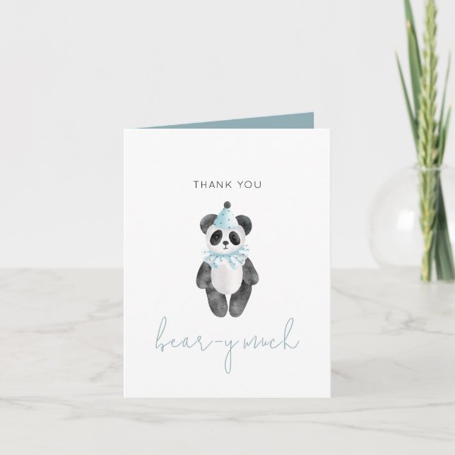 Carte Merci Beary Much Ourson (Devant)