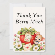 Carte Merci Beaucoup de Baies