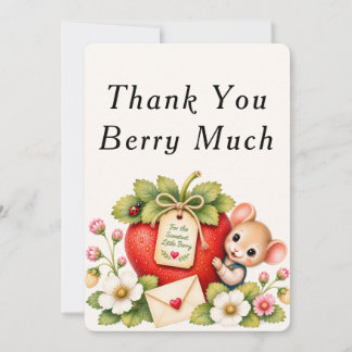 Carte Merci Beaucoup de Baies