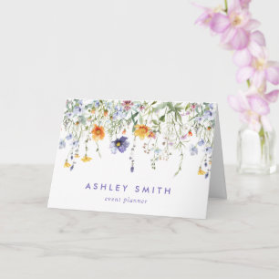 Carte Merci client fleur sauvage