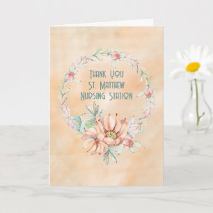 Carte Merci Covid Heroes aquarelle Cactus