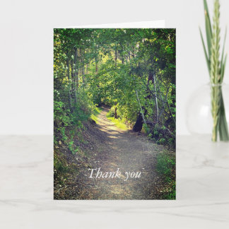 Carte Merci du chemin de vie des arbres forestiers