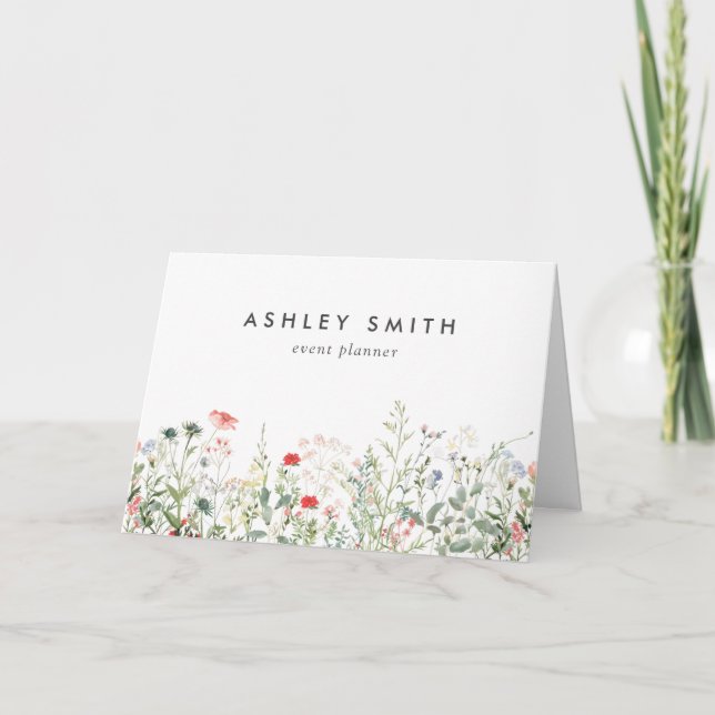 Carte Merci du client Meadow fleur sauvage (Devant)