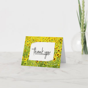 Carte Merci du terrain de tournesol