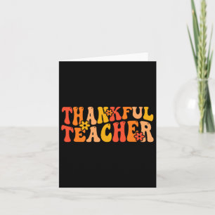 Carte Merci Enseignant Super Thanksgiving Enseignement