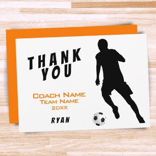 Carte Merci Entraîneur Orange Football