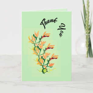 Carte Merci G : Fleur asiatique japonaise