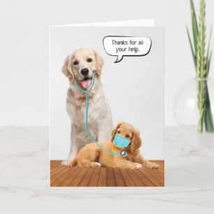 Carte Merci Golden Retrivers
