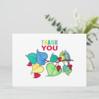 Merci Gras Lovebirds Colorful Illustration Car