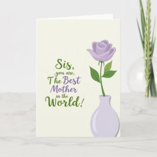 Carte Merci Maman à pois