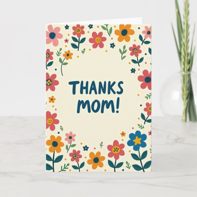 Carte Merci Maman Douce (Devant)