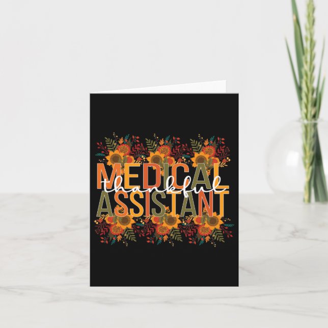 Carte Merci Médicale Istant Thanksgiving Med Istant 1 (Devant)