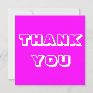 Carte Merci, Merci, magenta blanc