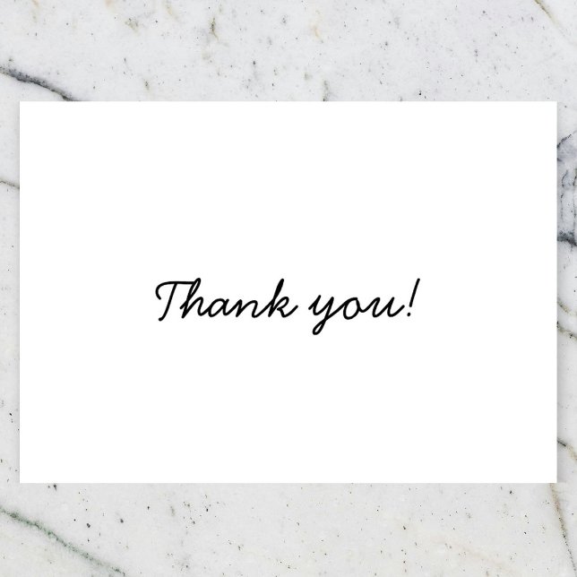 Carte Merci noir et blanc (Créateur téléchargé)