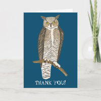 Merci PERSONNALISÉ GRAND NOMBRE D'OWL !
