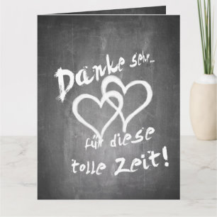 Carte Merci pour ce super moment sur un tableau à la cra