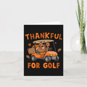 Carte Merci Pour Golf Turquie Jouer Golf Thanksgiving