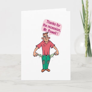 Carte Merci pour la récession, M. Powell