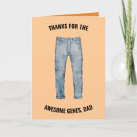 Merci pour les gènes géniaux Papa Fête des Pères