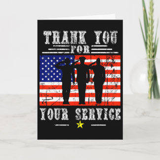 Carte Merci pour vos services patriotiques - Anciens com