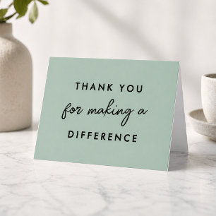 Carte Merci pour votre implication