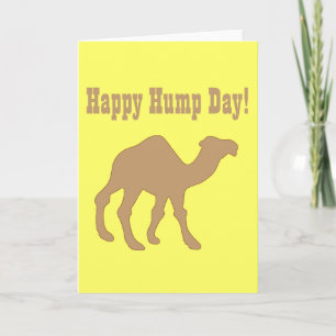 Carte Mercredi c'est hump day ! Bon Mercredi