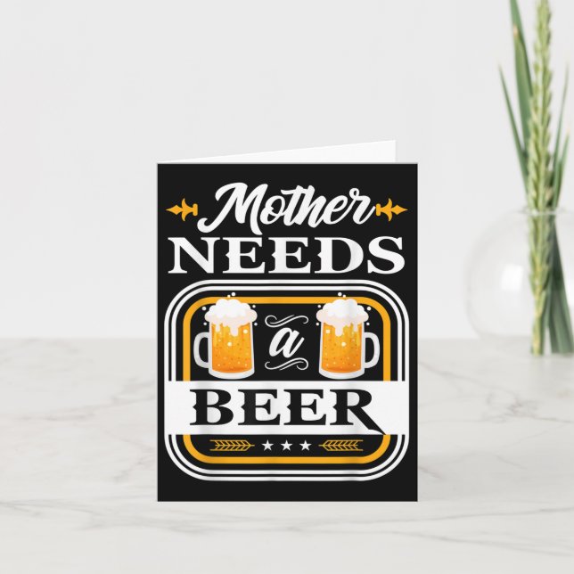 Carte Mère A Besoin D'Une Épouse De Bières Et De Bières  (Devant)