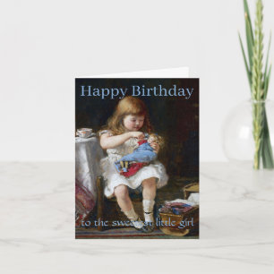 Carte Mère anxieuse petit Joyeux anniversaire