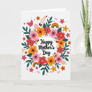 Carte Mère Botanique Rosée