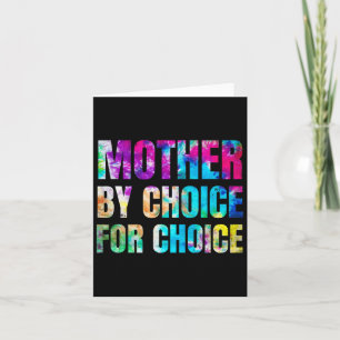 Carte Mère Colorée Par Choix Pour Choix Feministe Droit
