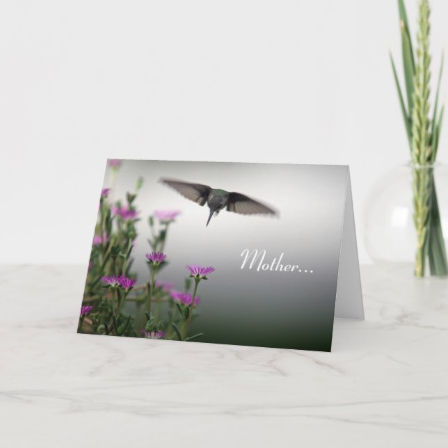 Carte Mère... Comme Un Colibri (Devant)